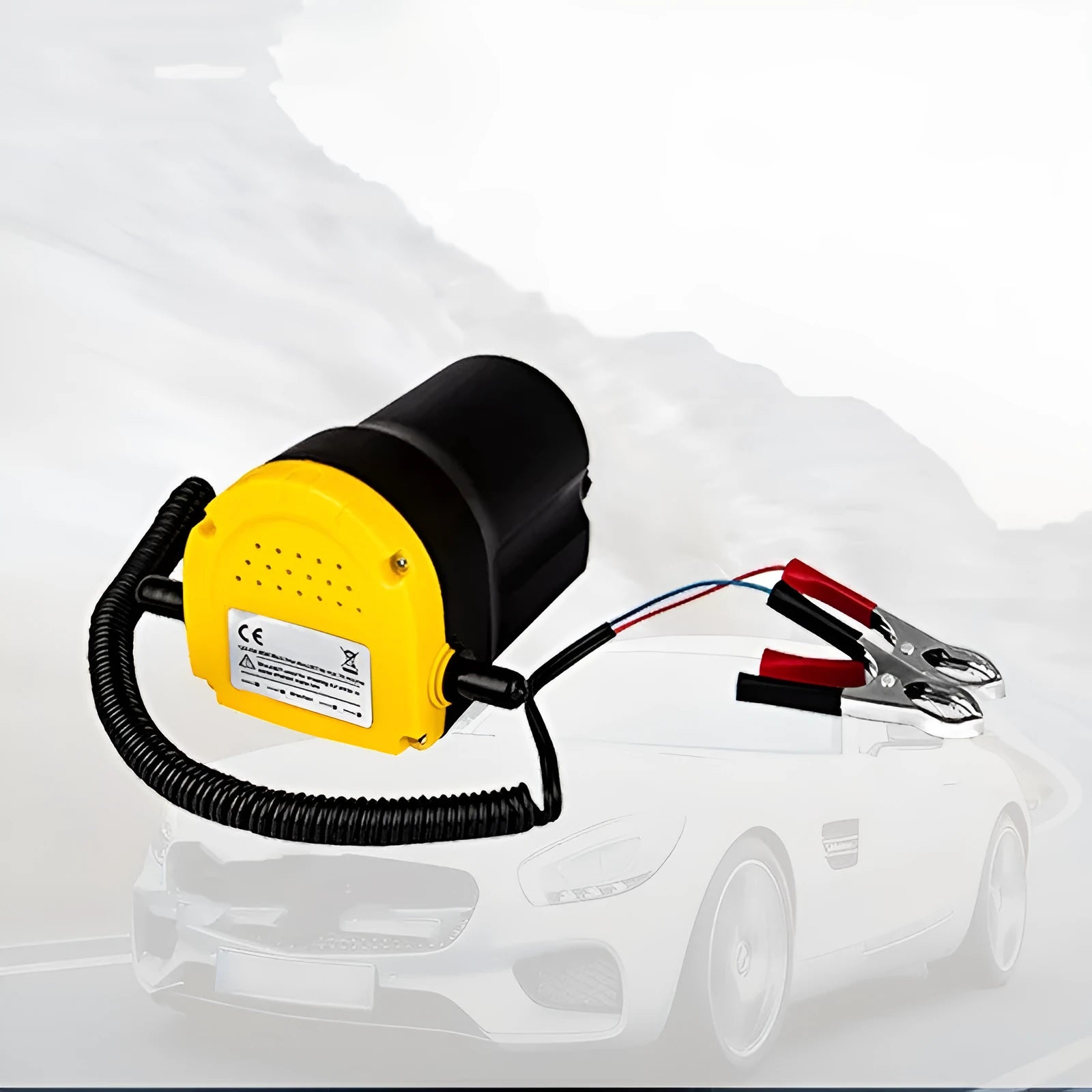 12V electric self-priming oil gear pump with engineering plastic body for fluid transfer