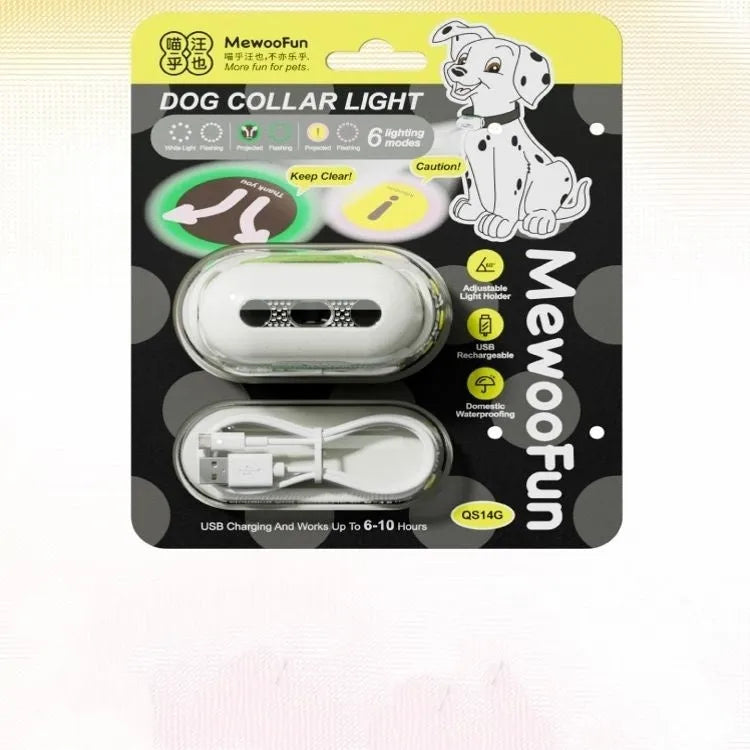 Pet luminous LED collar with hanging ring in four colour options: caramel mocha, cure green, delicate grey, fresh pink