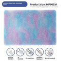 Insulation heating pad for pets with tie-dyed rabbit hair cloth cover in three sizes 30x40cm 45x45cm 45x70cm