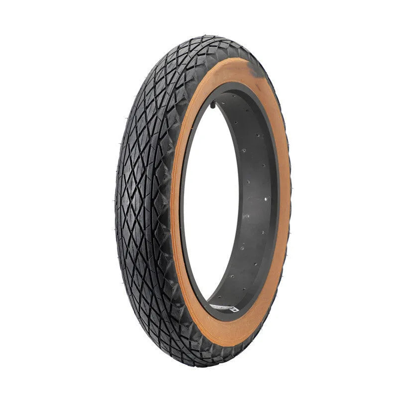 20x4.0 inch brown rubber tyre for electric beach cars and snowmobiles