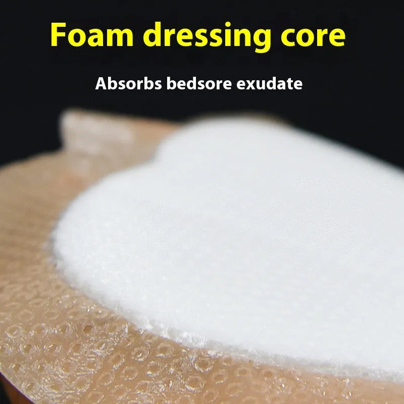 Large skin-coloured silicone gel bedsore prevention sticker for pressure relief