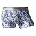 Men's ice silk seamless boxer shorts with U convex design in bright colour, nylon material