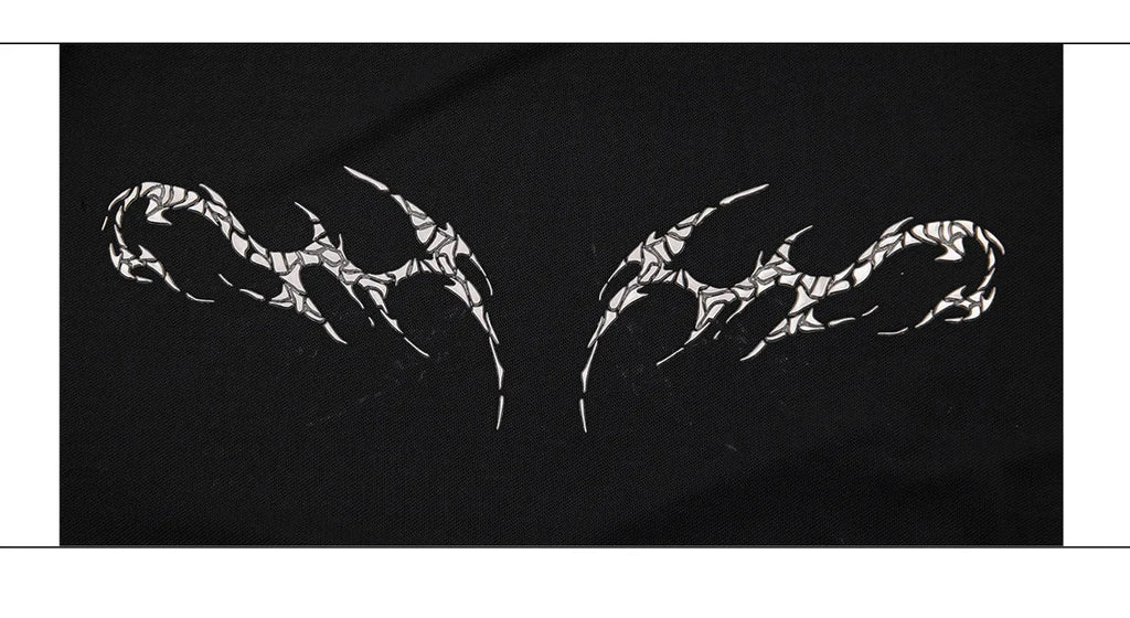 Men's black slim fit long sleeve mesh shirt with ice-feel fabric on hanger