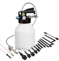Pneumatic automatic transmission oil changer machine with tank oil filler
