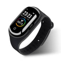 Smart bracelet earphone combo wearable device with 1-inch screen on silicone wristband
