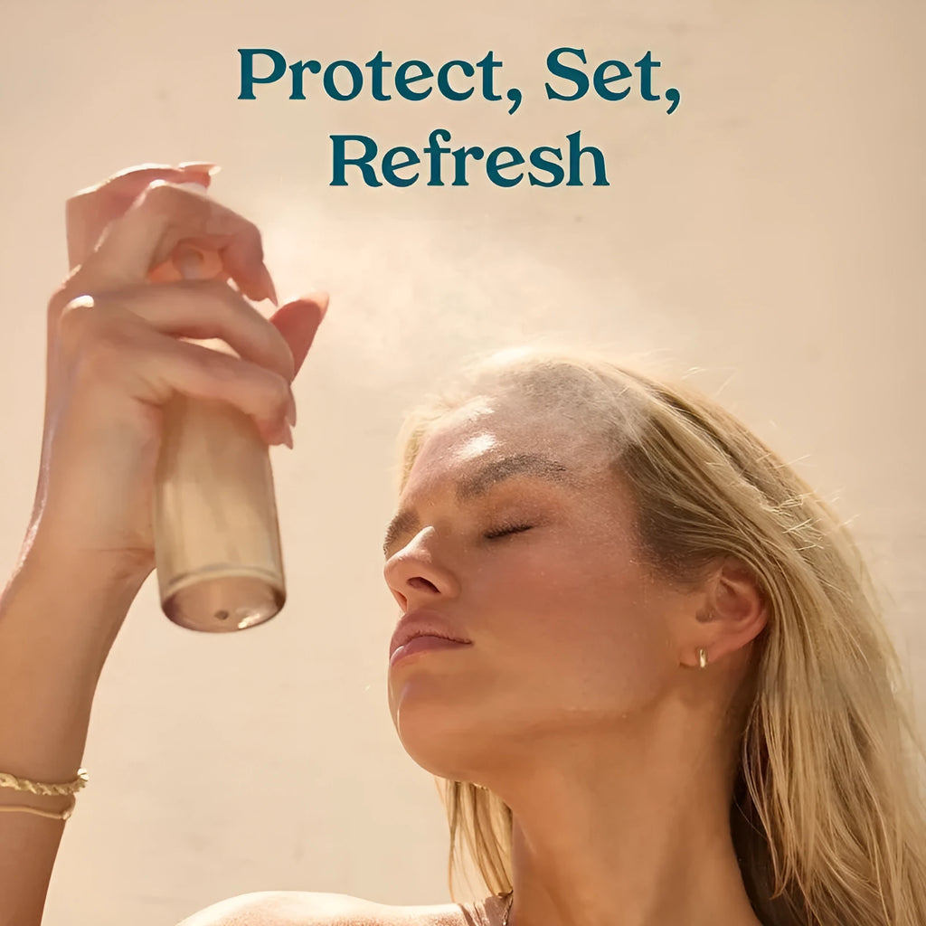 75ml makeup setting and hydrating spray bottle with light texture formulation