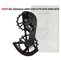 LTWOO 105 rear derailleur pulley wheels compatible with Shimano R7000, showing 13T upper and 18T lower jockey configuration