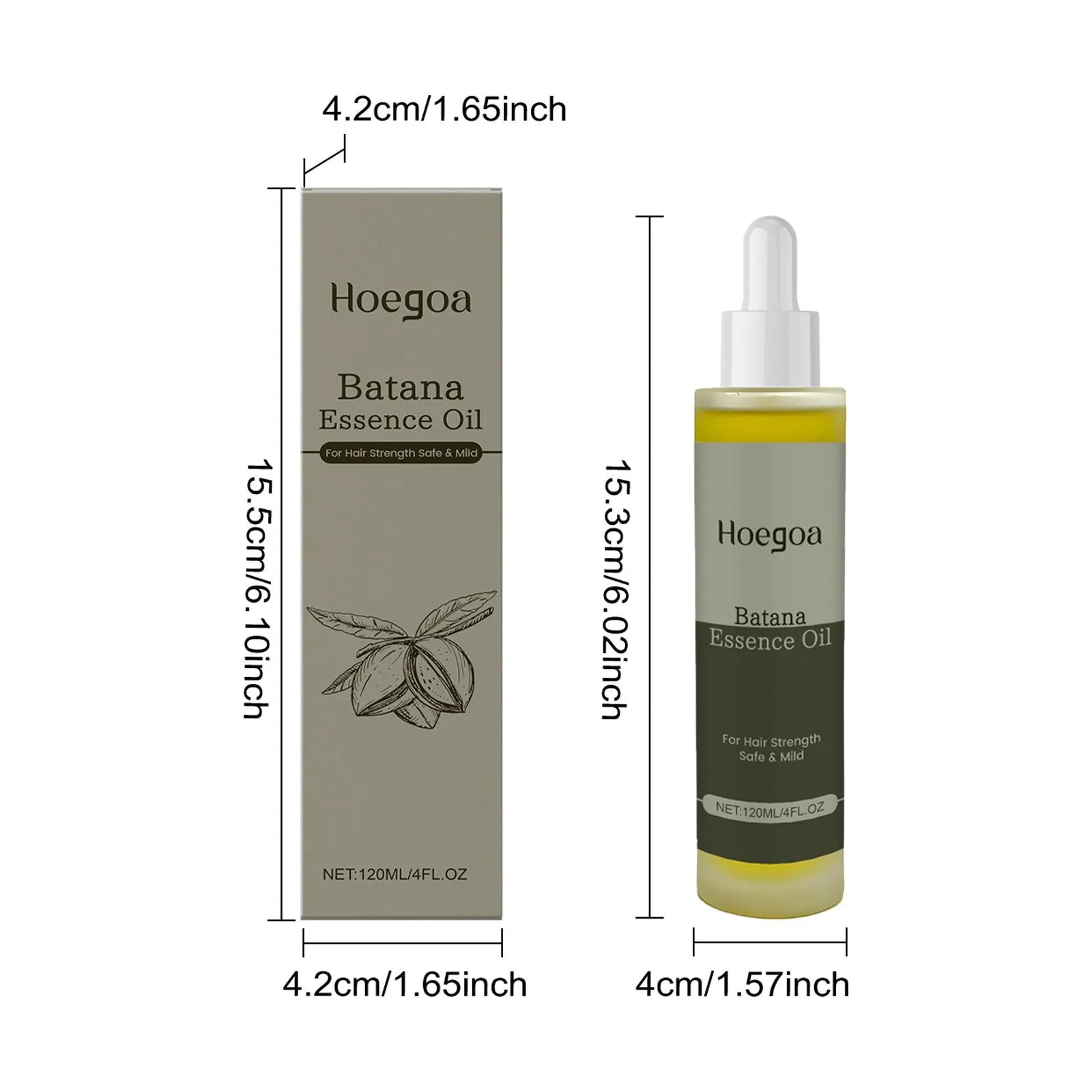 120ml bottle of Platthana Secret Hair Essential Oil with rosemary and ginger oils.