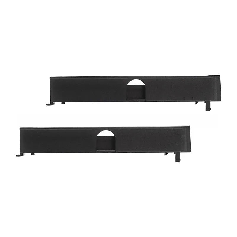 Black PS4 Pro hard drive bottom cover replacement part with baffle block strip
