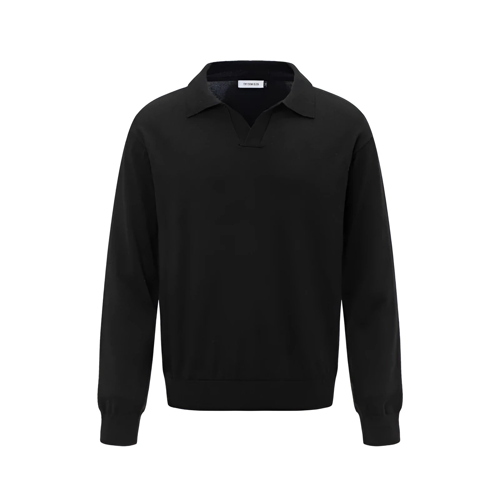 Men's loose fit acrylic blend pullover sweater in beige, black, and dark grey colours