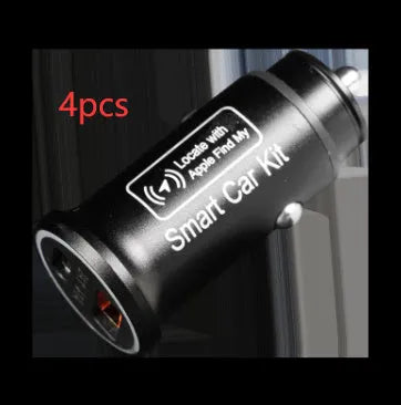 Black car charger GPS locator device for vehicle tracking with ABS plastic construction