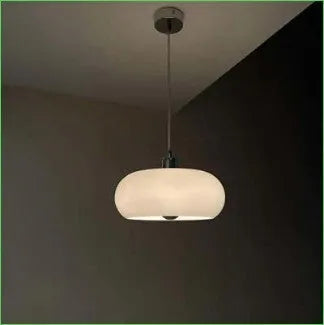 Milk white glass Bauhaus three headed egg tart pendant light ceiling fixture