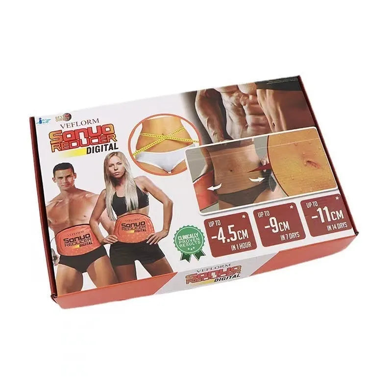 Hot compress and massage waist support belt for adult fitness and yoga.