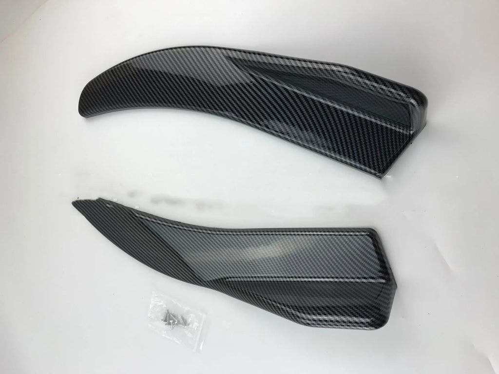 ABS car front and rear deflector light for General Motors vehicles in bright black finish