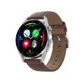 Smart watch with Bluetooth call and scan code functions showing metal wristband and 1.3-inch IPS touchscreen display