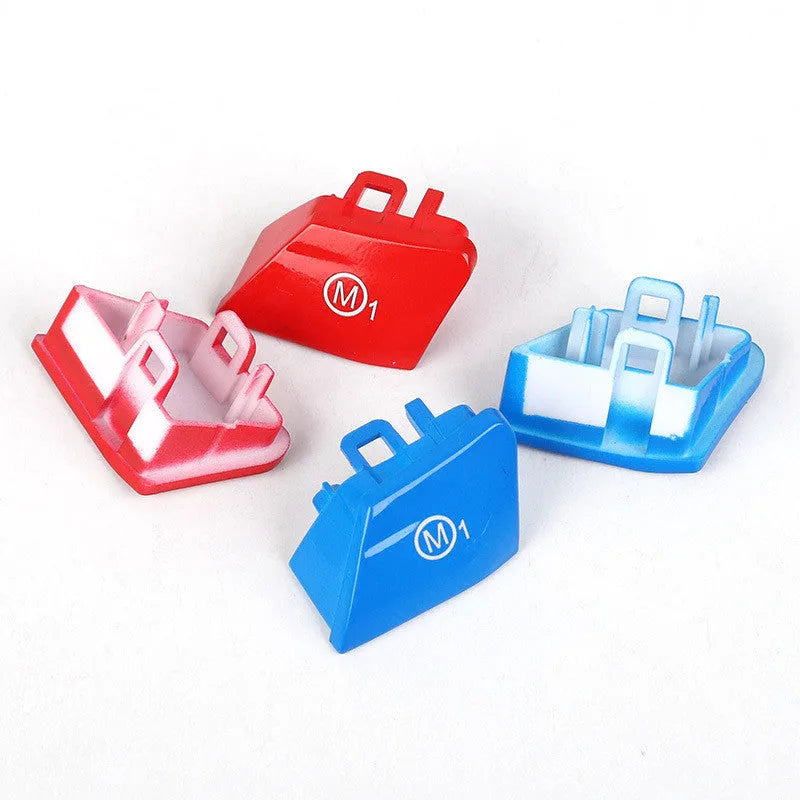 BMW steering wheel M1 and M2 mode button accessories in red and blue colour options