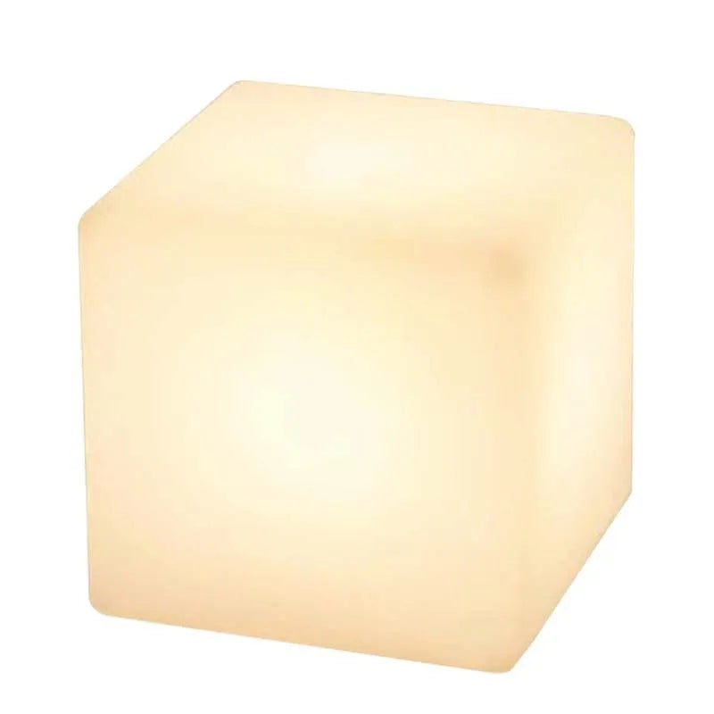 Waterproof LED cube stool light with modern design in various sizes