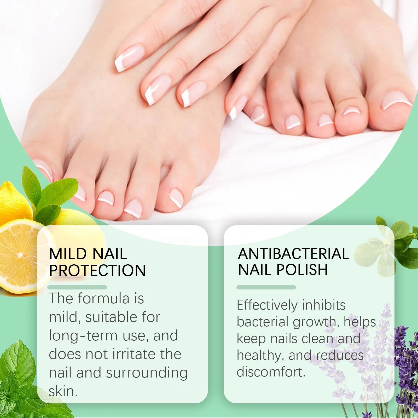 30ml nail care solution bottle with precision applicator brush for gentle daily nail maintenance