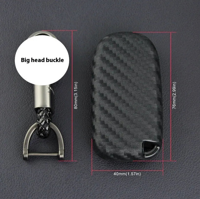 Silicone car key case for Dodge Chrysler Fiat remote keys with buckle or plain options