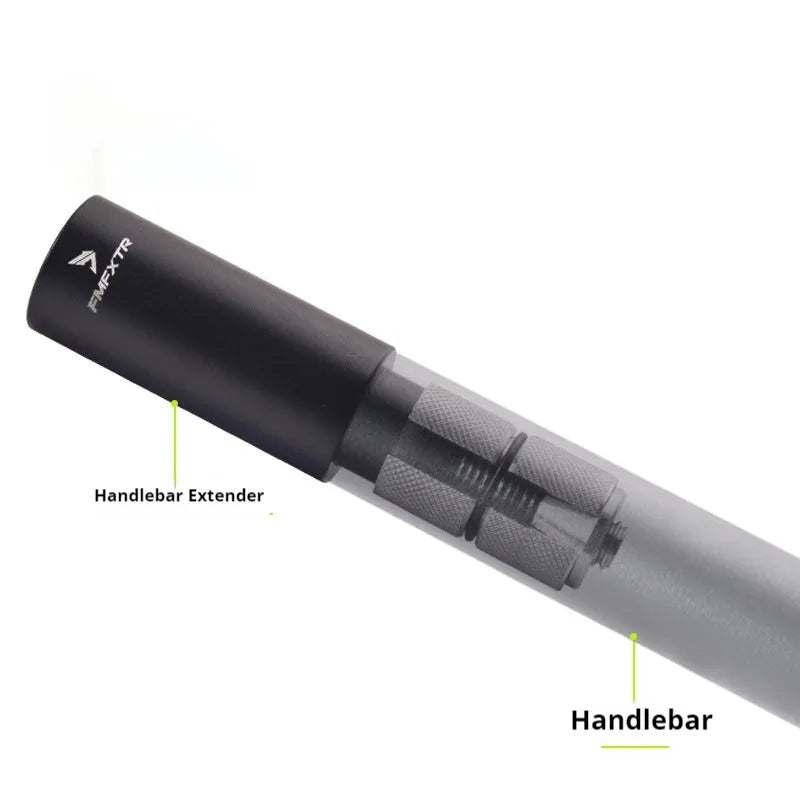Aluminium alloy mountain bike handlebar extension rod with folding design