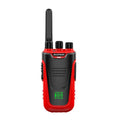 Red or yellow high-power 10W rechargeable intercom for hotels and child monitoring with USB charging.