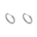 Copper geometric ear clips with gold plating in gold and silver colour options