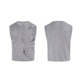 Men's solid colour lyocell summer vest with round neck tank top design