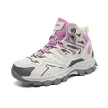 Hiking sneakers low-top outdoor shoes with rubber soles and flannel uppers in five colour options
