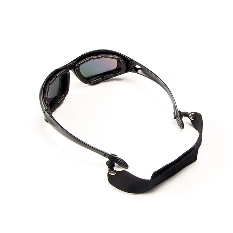 Tactical polarised sports sunglasses with full rim PC polycarbonate frame for outdoor cycling and motocross