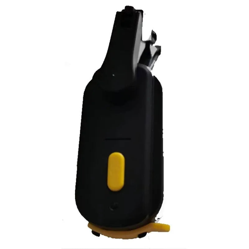 Black plastic motorcycle helmet wiper with 65mm blade, model TZ-HW065, 800mA motor