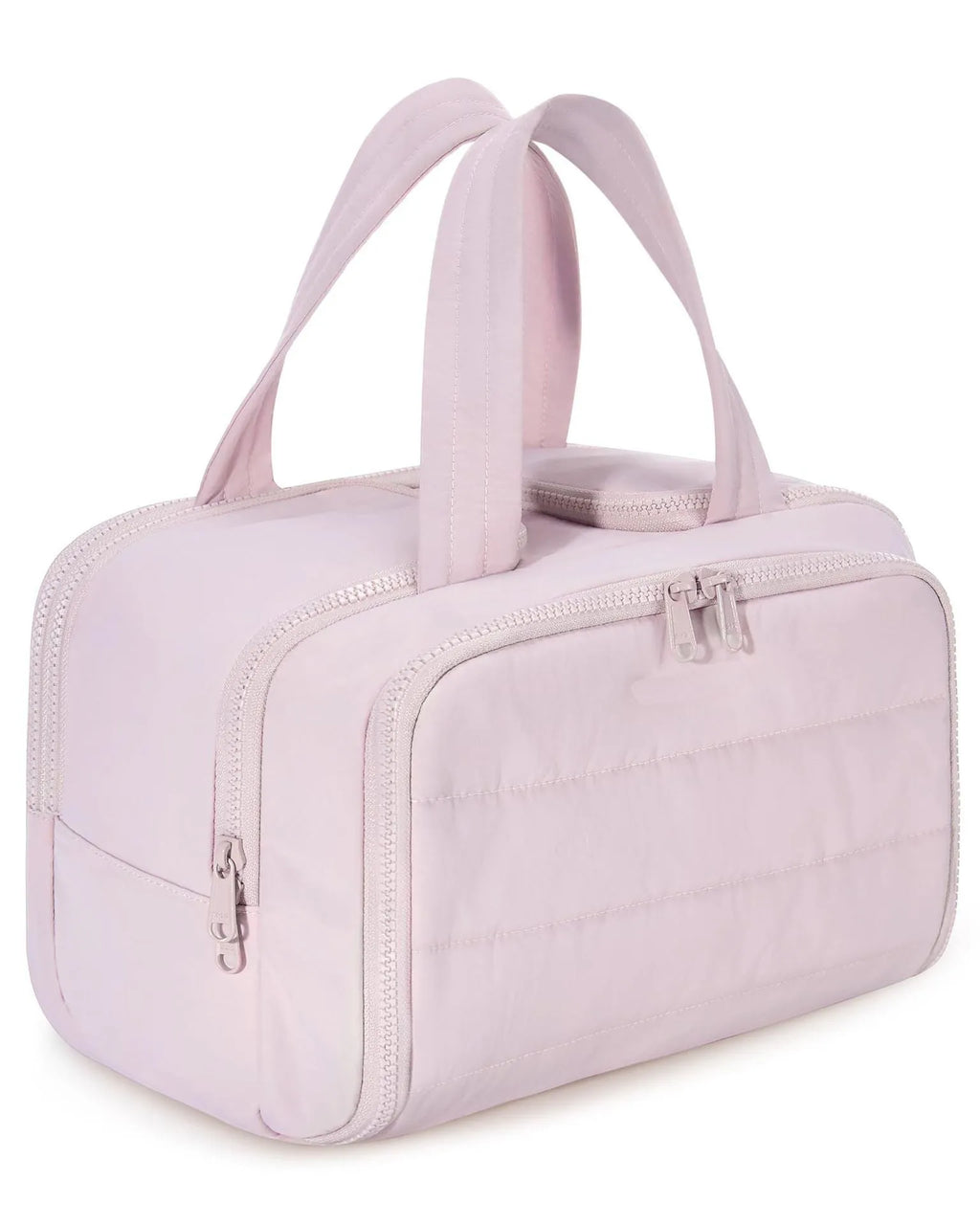 Large capacity travel toiletry bag with wide opening in five colour options