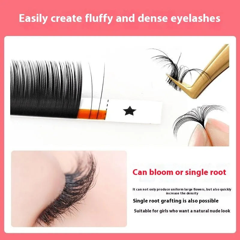 Mink hair false eyelashes showing 16 dense rows with length options from 8mm to 18mm