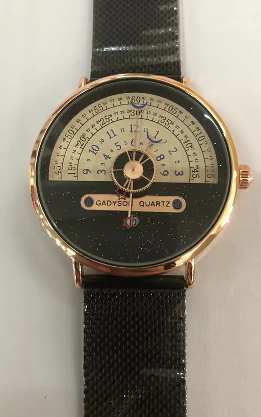 M-1288 men's quartz sports watch with 40mm dial, alloy case, and stainless steel or leather strap