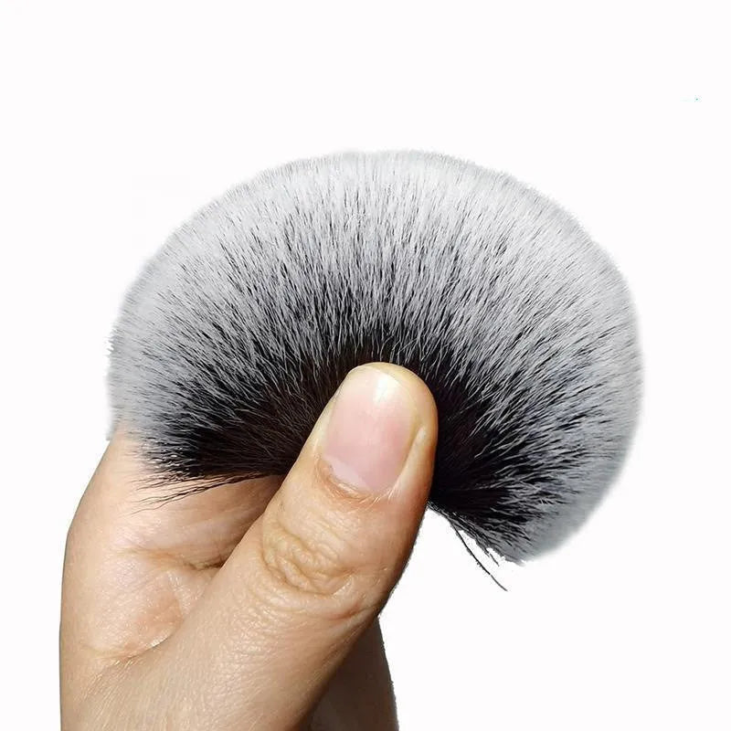 Black car detailing brush with ultra-soft pig hair bristles and PP handle in two sizes