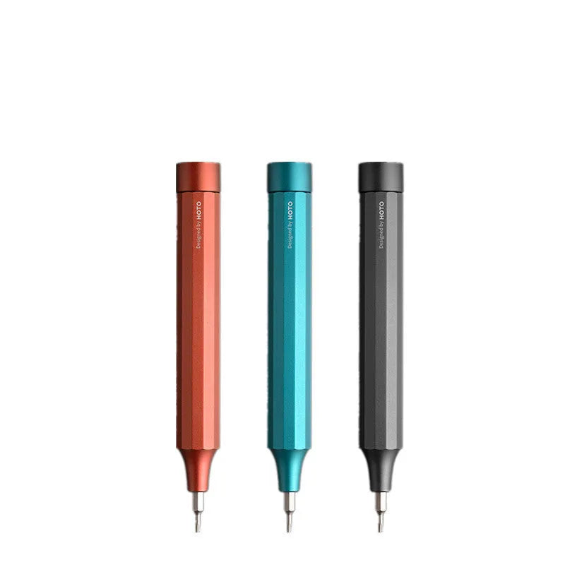 24-in-1 repair screwdriver set with aluminium handle and magnetic bit storage for electronic device disassembly