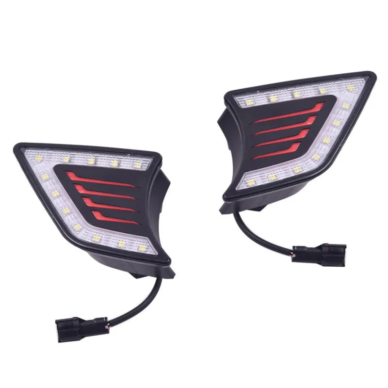 Black ABS fog light LED day light for Toyota Hilax with 12V 1W LED
