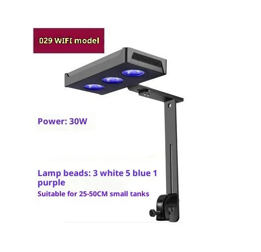Water Knight M5 Full Spectrum Coral LED Light for marine aquarium with CREE LED beads, 30W to 60W options