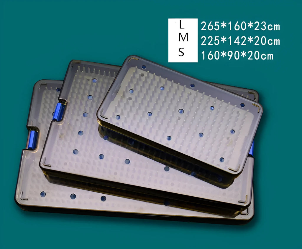 Silicone disinfection box for UV sanitising tablets in three size options with picture colour finish