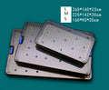 Silicone disinfection box for UV sanitising tablets in three size options with picture colour finish