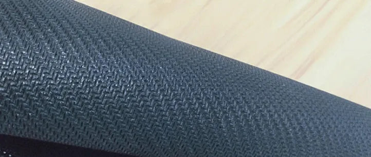 Large extended computer desk mouse pad with printed pattern and natural rubber non-slip base