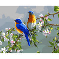 Hand-painted digital oil painting of animal on linen canvas in idyllic scenery colours, academic style artwork