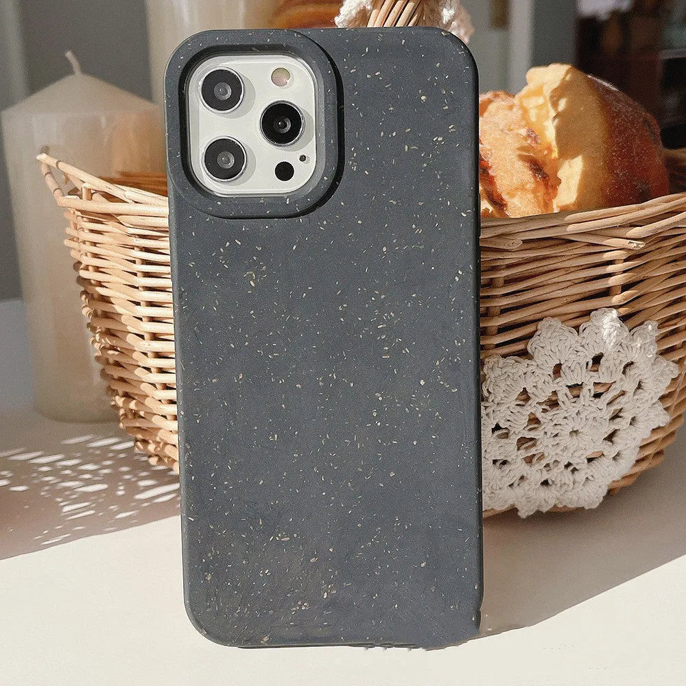 Wheat straw composite phone case for iPhone 14 Pro Max in multiple colour options