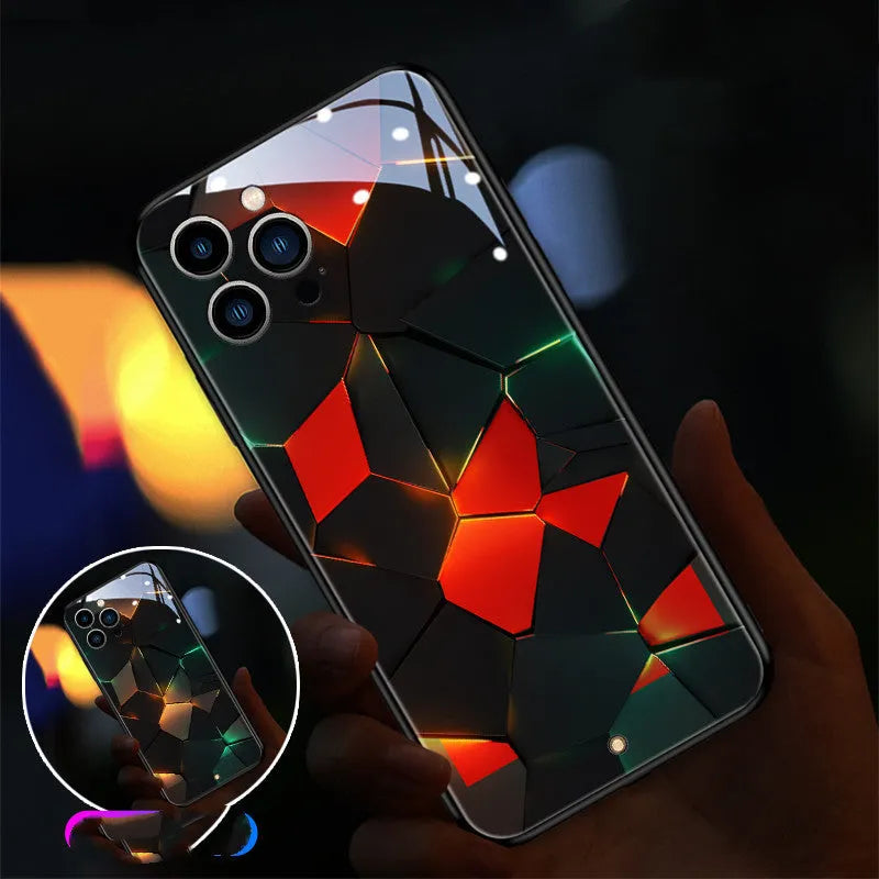 Xpress 14 tempered glass mobile phone case for iPhone with dustproof protection and incoming light feature.