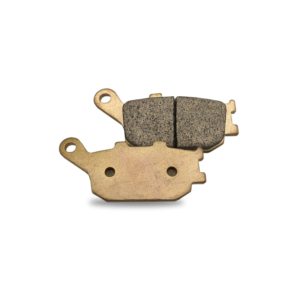 Set of black sintered rear brake pads for Honda CBR954RR and CBR929RR motorcycles