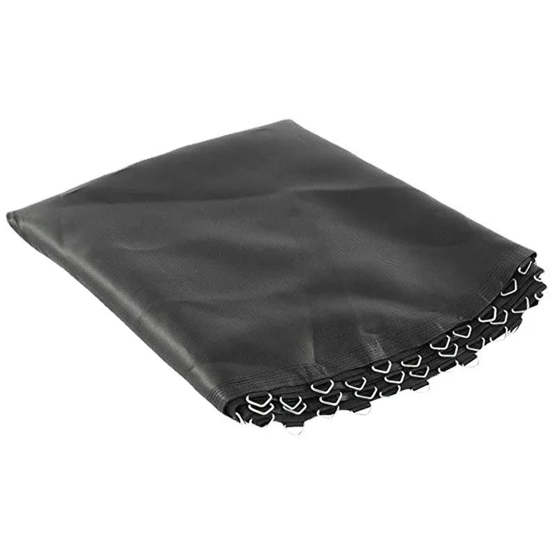 Round elastic bungee fabric for trampolines with button fastenings, shown in multiple size options.