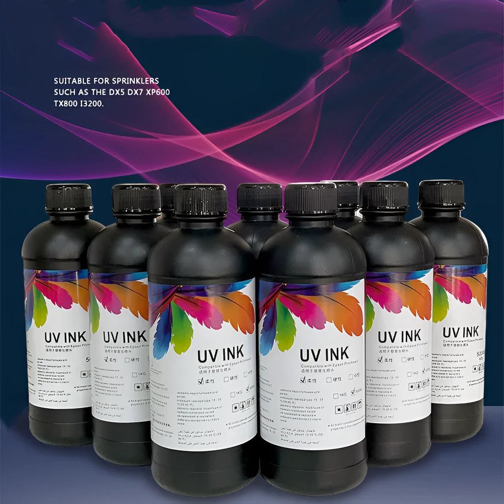 500ml Epson UV printer ink cartridge for XP600 5th and 7th generation machines