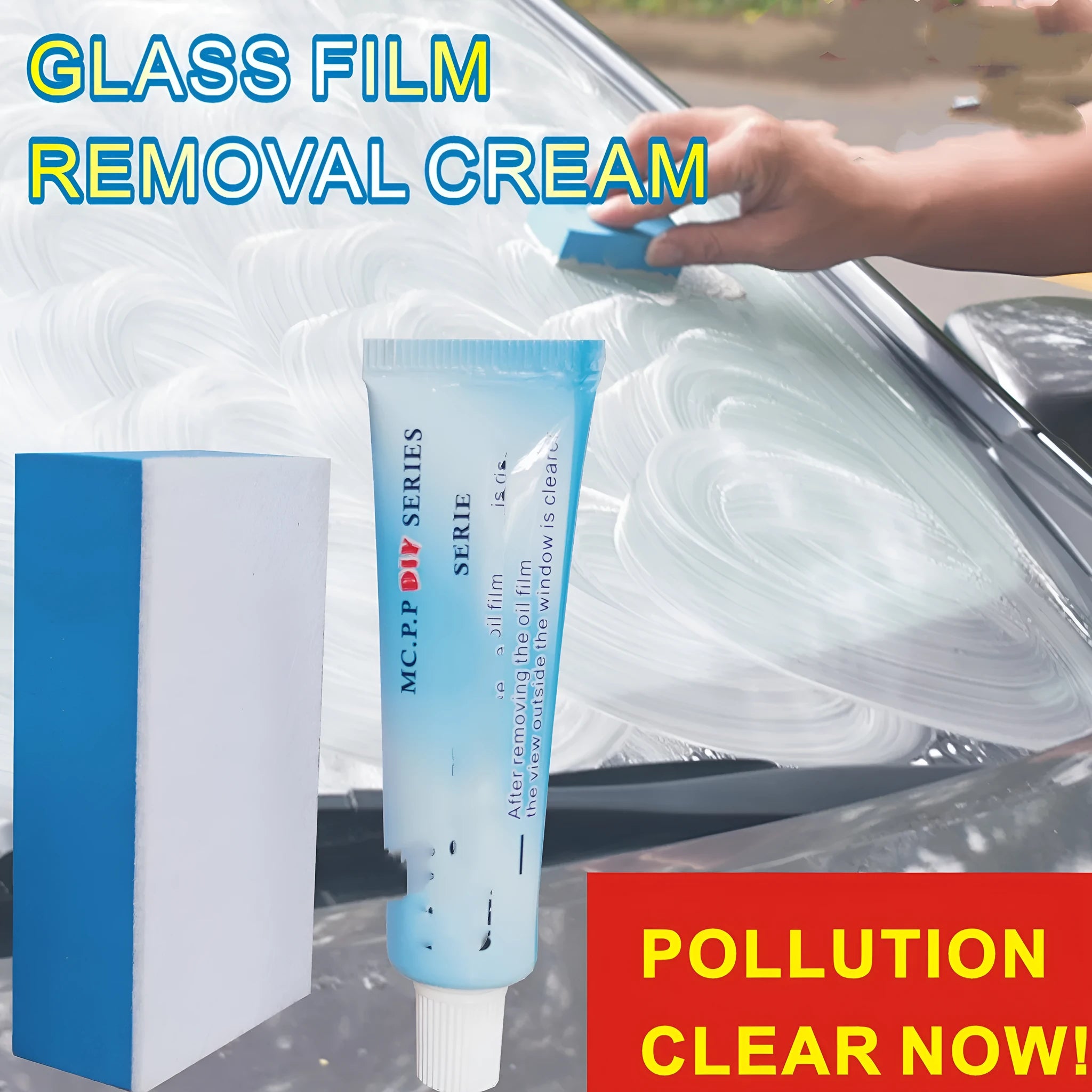 White English version bag containing 15ml automotive glass rainproof anti-fog agent