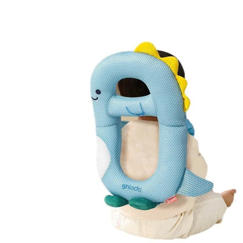 Cartoon anti-collision pillow for babies with dinosaur design and EPS filling