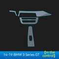 Transparent car interior protective film for BMW 3 Series dashboard and console protection