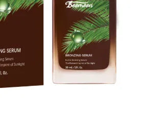 Bronze Black 30ml nursing care solution bottle measuring 101mm by 45.3mm.